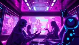 Engaging visual of an AI chat platform for intimate conversations, emphasizing ai chat porn experiences.