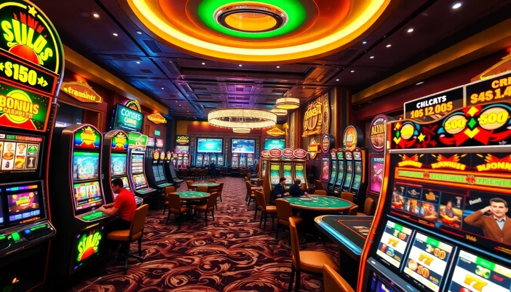 Gagnant au meilleur casino en ligne illustrant une ambiance vibrante