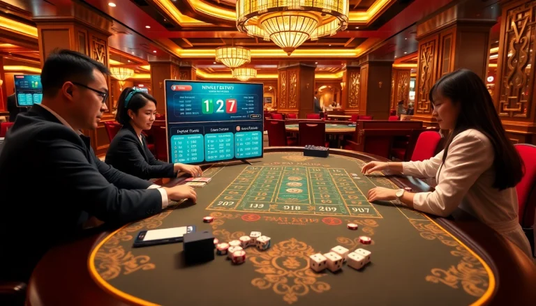 Experience thrilling tài xỉu online gaming with vibrant visuals and engaging player interactions.