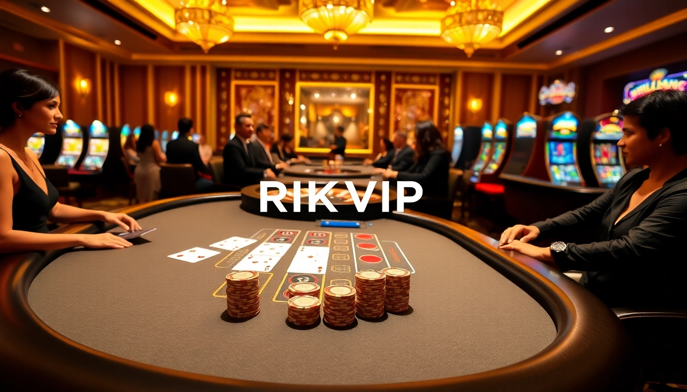 Engaged players enjoying a thrilling gaming experience at RIKVIP casino.