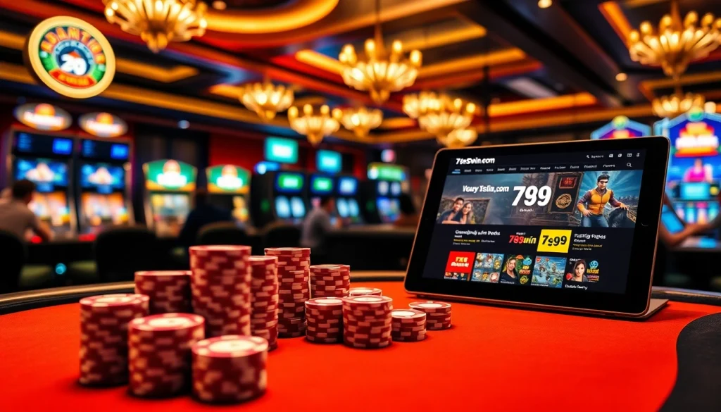 Experience thrilling games like those on 789win.com with lively casino visuals.